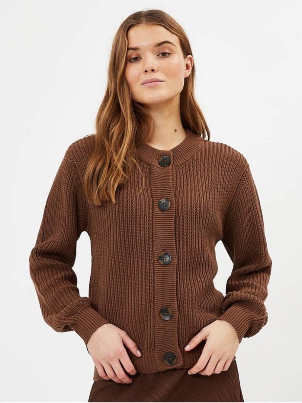 Minimum Affie Grey Cardigan